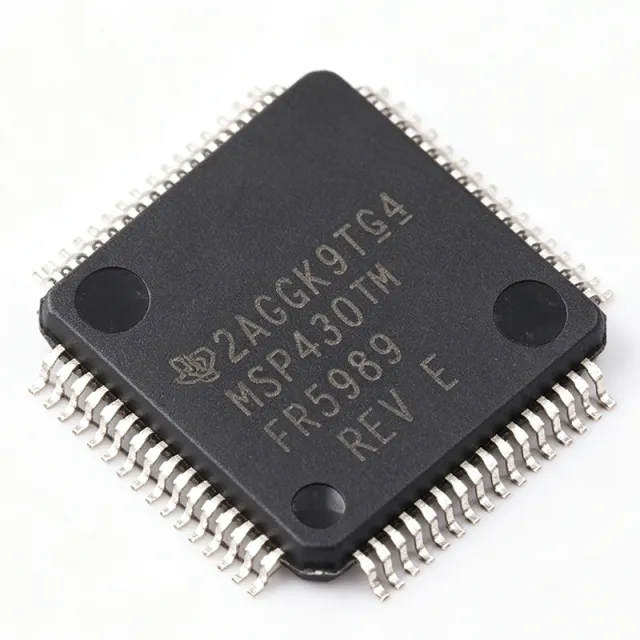 MSP430FR5989IPMR MSP430FR5989IPMR - 128KB FRAM 16MHz Rotary Sensing MCU | TI